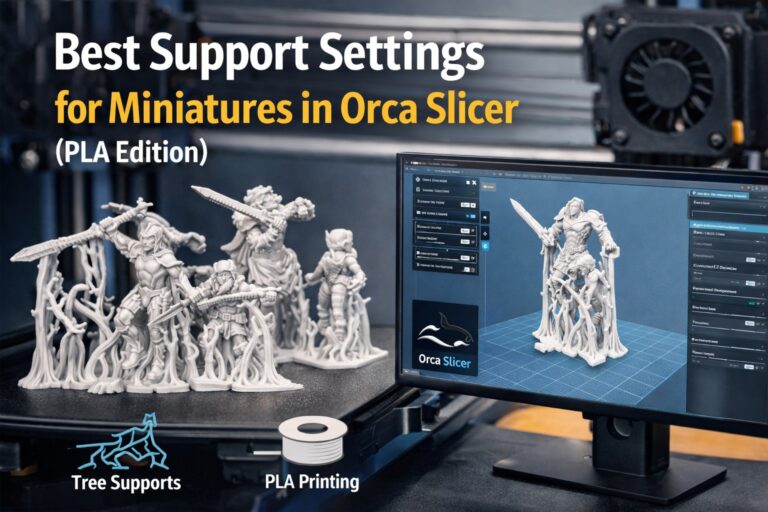 Best Support Settings for Miniatures in Orca Slicer (PLA Edition)