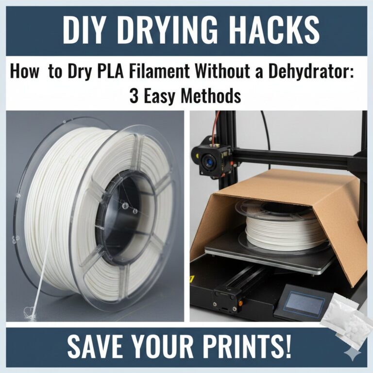 How to Dry PLA Filament Without a Dehydrator: 3 Safe and Easy Methods