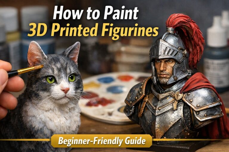 How to Paint 3D Printed Figurines (Beginner-Friendly Guide for PLA Models)