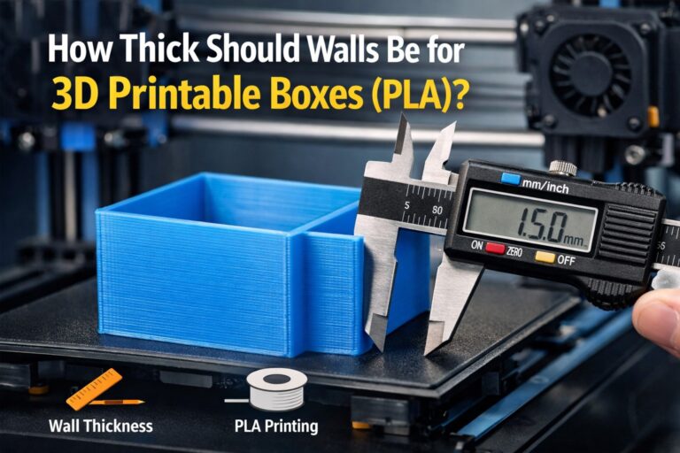 Wall Thickness 3D Printable Boxes PLA – How Thick Should Walls Be?