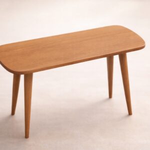 Modern Wooden Table STL – Free Download – 3D Printable Furniture (Commercial Use)