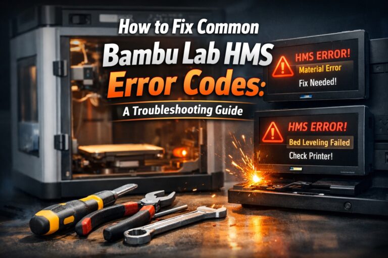 Bambu Lab HMS Error Codes Explained: How to Fix Common AMS & Toolhead Issues