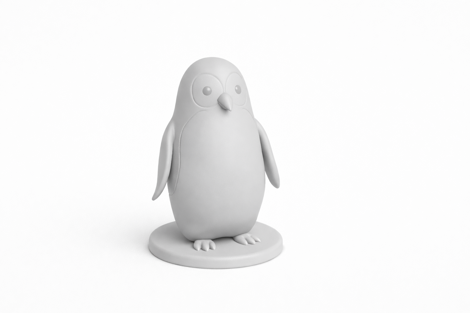 Penguin STL File – Free Commercial Use 3D Print Model