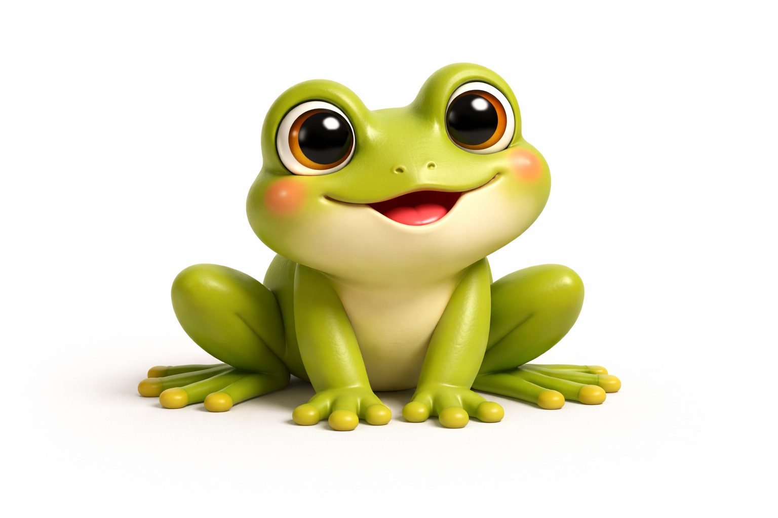 Sitting Frog STL – Free Commercial Use 3D Print Model