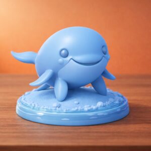 Free 3D Printable Whale STL File – Easy Ocean Animal Model for Beginners