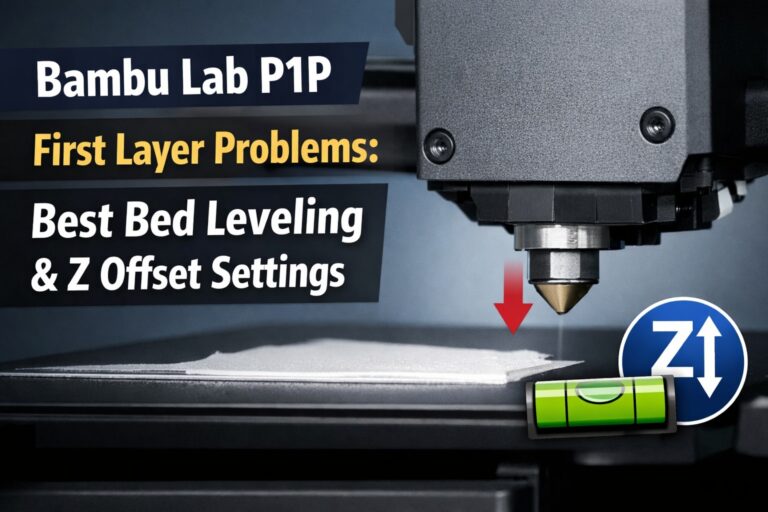 Bambu Lab P1P First Layer Problems: Perfect Bed Leveling and Z Offset Settings