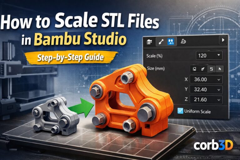 How to Scale STL Files in Bambu Studio (Step-by-Step Guide)
