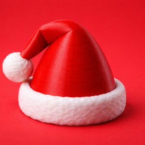 Cute Christmas Hat Free STL File – Download Free Christmas Decoration for 3D Printing