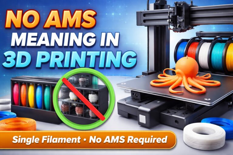 No AMS meaning in 3D printing explained