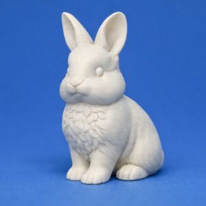 Free 3D Rabbit Model STL – Cute Bunny Figurine for 3D Printing