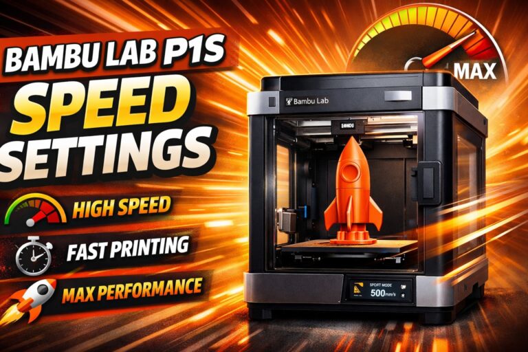 Bambu Lab P1S speed settings