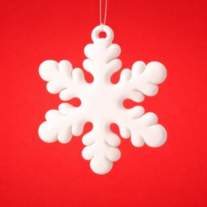 Free Snowflake Ornament STL for Christmas Tree – Minimal 3D Print
