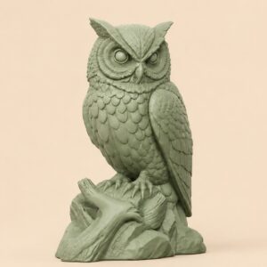 owl decoration stl free