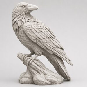 free raven stl file
