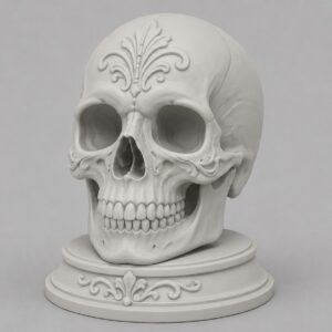 free skull stl files